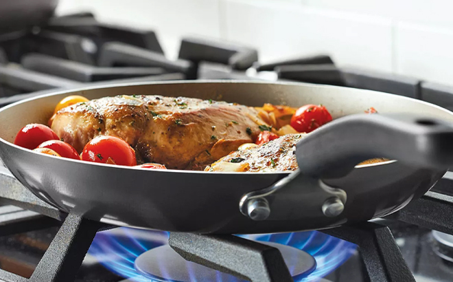 Farberware Cookstart Aluminum DiamondMax Nonstick 2 pc Skillet Set