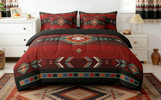 Feelyou Southwest Tribal Bedding Set Feelyou Southwest Tribal Bedding Set