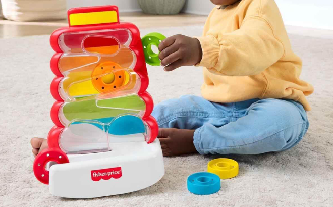 Fisher Price Baby Toddler Toy Drop Through Rock a Stack Fisher Price Baby Toddler Toy Drop Through Rock a Stack
