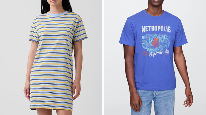 GAP Factory Relaxed T Shirt Mini Dress GAP Factory Relaxed T Shirt Mini Dress