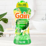 Gain Original In Wash Laundry Scent Booster Beads on a Table