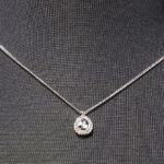 Givenchy Crystal Pear Shape Pendant Necklace