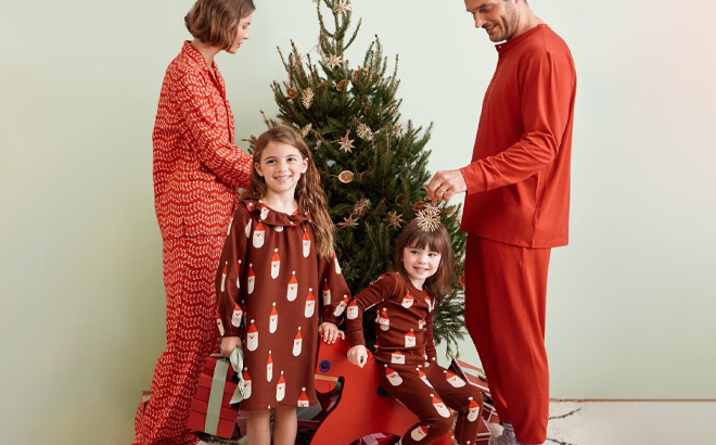 Hannah Andersson Christmas Family Pajamas