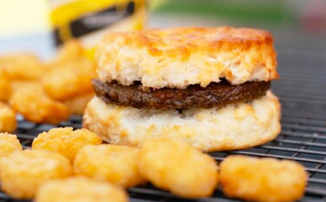 Hardees Sausage Biscuit