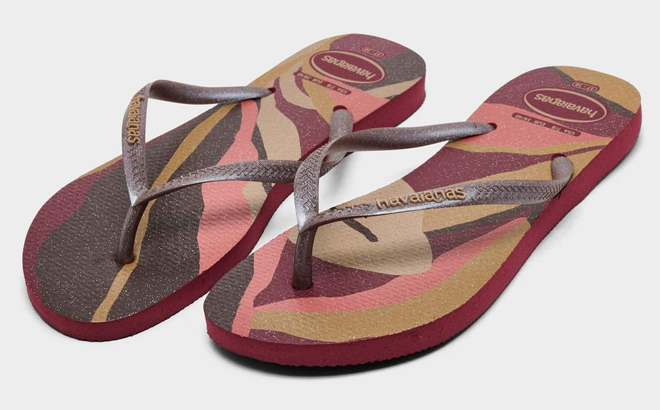 Havaianas Womens Slim Palette Glow Flip Flop Sandals