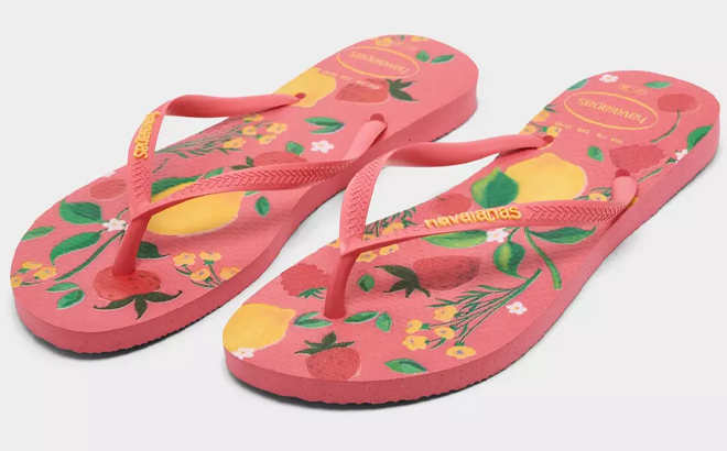 Havaianas Womens Slim Summer Bliss Flip Flop Sandals