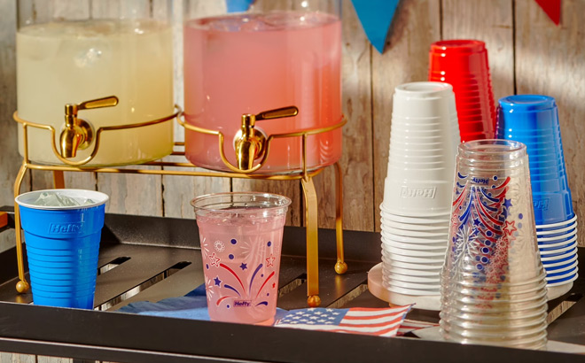 Hefty Party Disposable Patriotic Cups Hefty Party Disposable Patriotic Cups