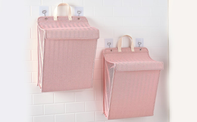 Henning Lee Foldable Hanging Hamper 2 Pack