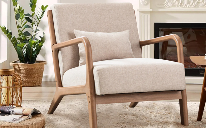 Hertford Mid Century Upholstered Accent Chair Hertford Mid Century Upholstered Accent Chair