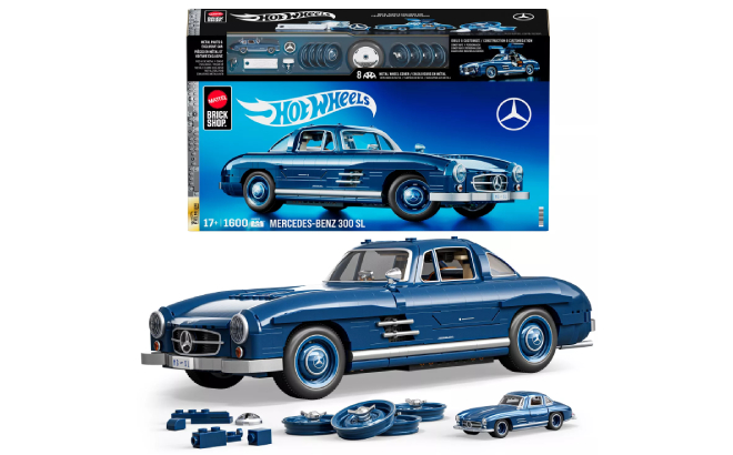 Hot Wheels Mercedes Benz 300 SL Building Toy Kit Hot Wheels Mercedes Benz 300 SL Building Toy Kit