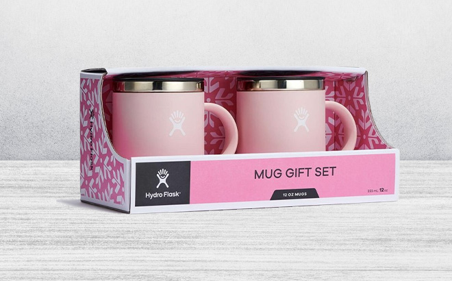Hydro Flask Mug Gift Set on the Table Hydro Flask Mug Gift Set on the Table