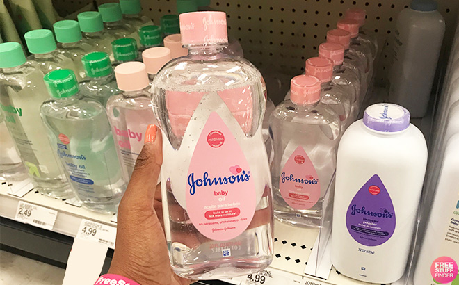 Johnsons Baby Pure Mineral Oil in Store