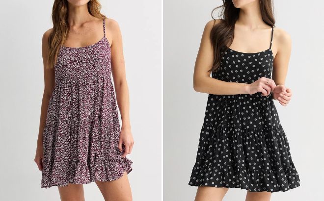 Juniors SO Tiered Mini Dress