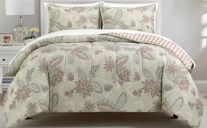 Juniper Reversible 3 Piece Comforter Sets