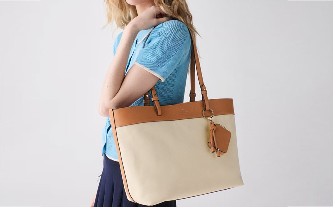 Kate Spade Tessa Tote Bag With Charm Kate Spade Tessa Tote Bag With Charm
