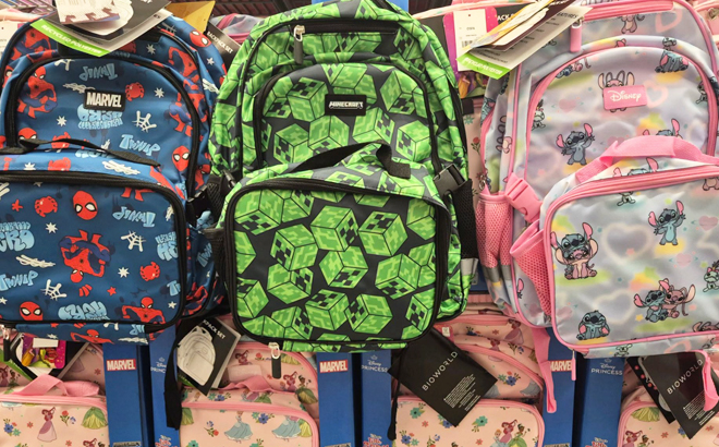 Kids Licensed Backpack and Lunch Set Kids Licensed Backpack and Lunch Set
