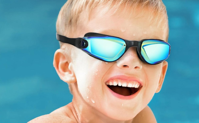 Kids Swim Goggles 8 Piece Set