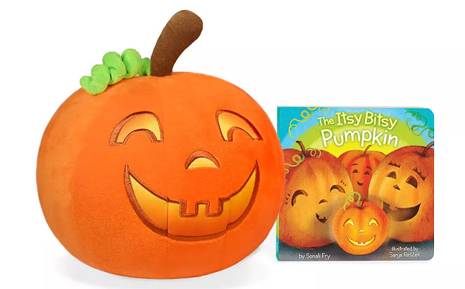 Kohls Cares Itsy Bitsy Pumpkin Plush Toy Book Bundle