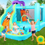Ktaxon 7 in 1 Inflatable Water Slide Bounce House