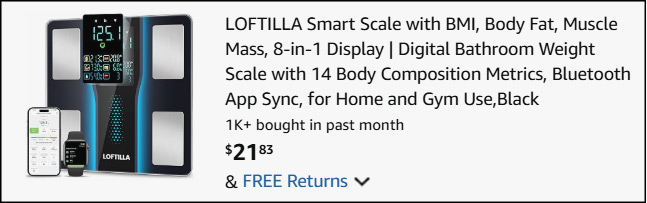 LOFTILLA 8 in 1 Smart Scale Checkout LOFTILLA 8 in 1 Smart Scale Checkout