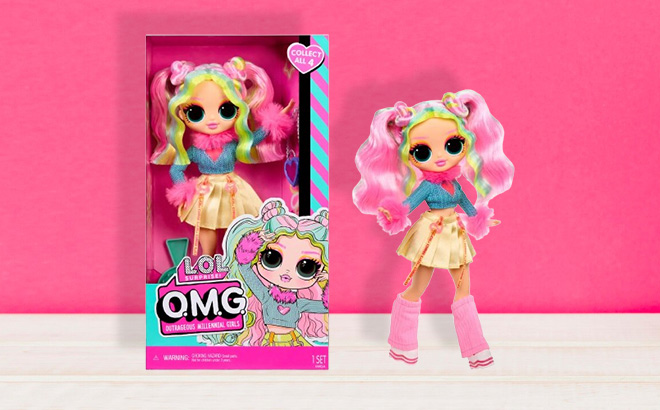 LOL Surprise OMG Doll Bubblegum D J on the Table