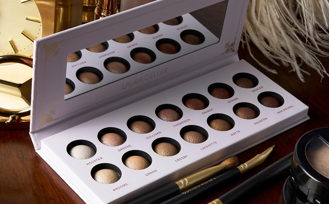 Laura Geller The Delectables Baked Eyeshadow Palette in Soho Shimmers Laura Geller The Delectables Baked Eyeshadow Palette in Soho Shimmers
