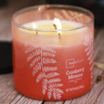 Mainstays 3 Wick Cranberry Mimosa Candle