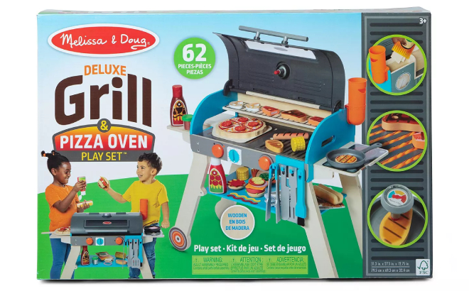 Melissa and Doug Deluxe Grill Pizza Oven Playset Melissa and Doug Deluxe Grill Pizza Oven Playset