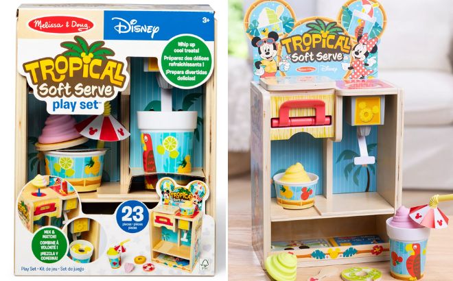 Melissa and Doug Mickey Tropical Soft Serve Playset Melissa and Doug Mickey Tropical Soft Serve Playset