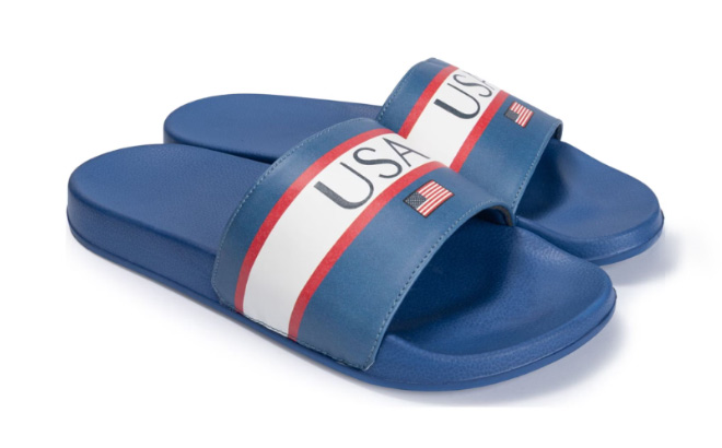 Mens Soccer Fan Slides