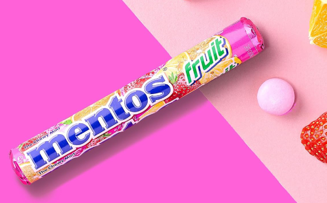 Mentos Chewy Mint Candy Roll