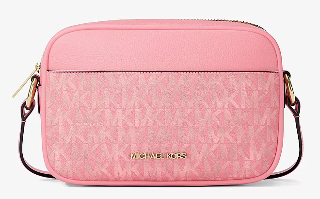 Michael Kors Jet Set Small Signature Logo Camera Crossbody Michael Kors Jet Set Small Signature Logo Camera Crossbody