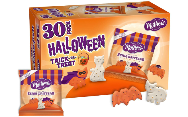 Mothers Circus Halloween Animal Cookies 30 count Box