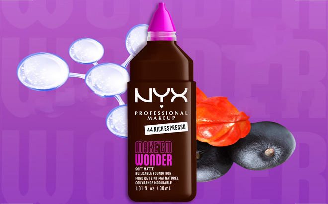 NYX Make EM Wonder Soft Matte Foundation