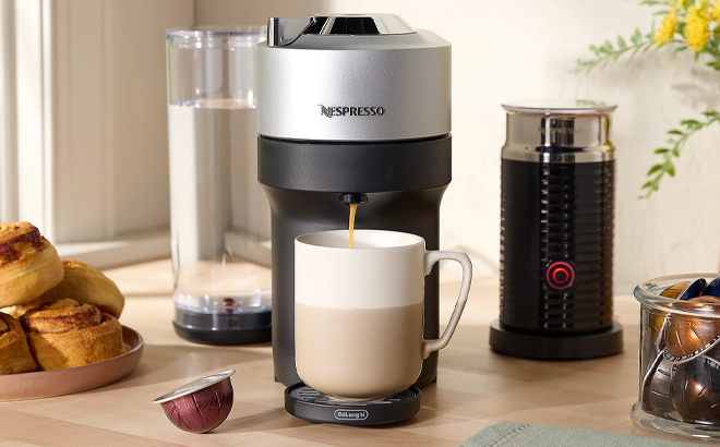Nespresso Vertuo Next Coffee Espresso Maker w Frother Voucher Nespresso Vertuo Next Coffee Espresso Maker w Frother Voucher