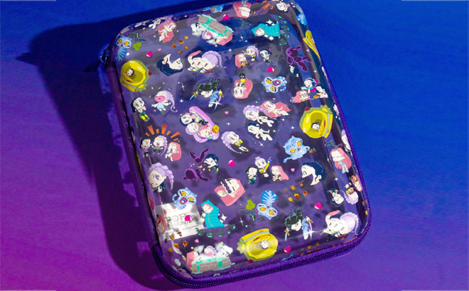 Netflix KPop Demon Hunters Chibi Style Clear PVC Pencil Case