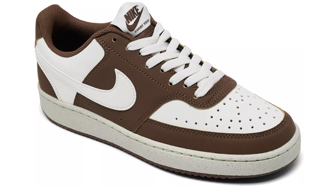 Nike Womens Court Vision Low Next Nature Casual Sneakers Nike Womens Court Vision Low Next Nature Casual Sneakers