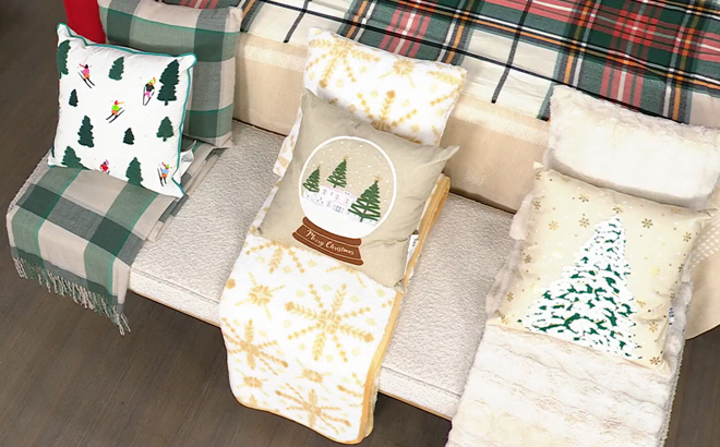 Novogratz Holiday in a Box Throw and Pillow Sets Novogratz Holiday in a Box Throw and Pillow Sets