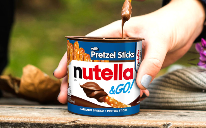 Nutella GO Hazelnut Spread with Pretzel Sticks Nutella GO Hazelnut Spread with Pretzel Sticks