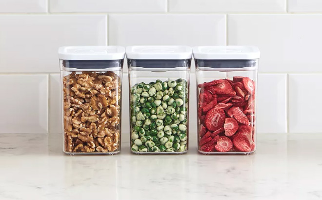 OXO Pop 3 Piece Food Storage Container Value Set OXO Pop 3 Piece Food Storage Container Value Set
