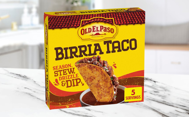 Old El Paso Birria Taco Kit on the Tabe Old El Paso Birria Taco Kit on the Tabe