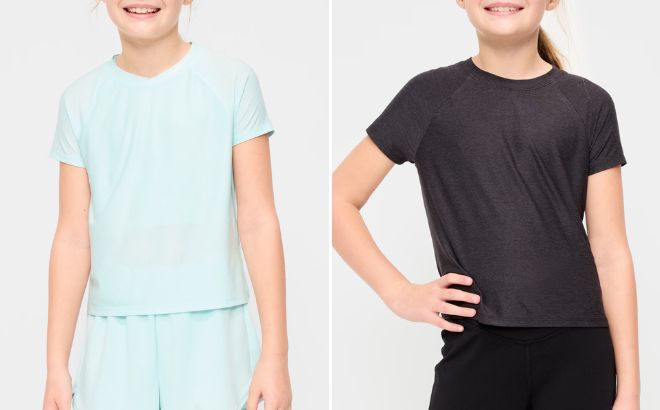 Old Navy Girls CloudMotion Short Sleeve T Shirt Old Navy Girls CloudMotion Short Sleeve T Shirt