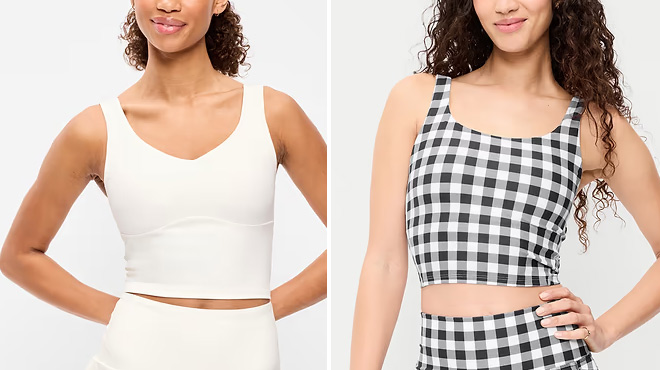 Old Navy StudioSmooth Seamed Longline Top and Light Support PowerSoft Longline Sports Bra Old Navy StudioSmooth Seamed Longline Top and Light Support PowerSoft Longline Sports Bra