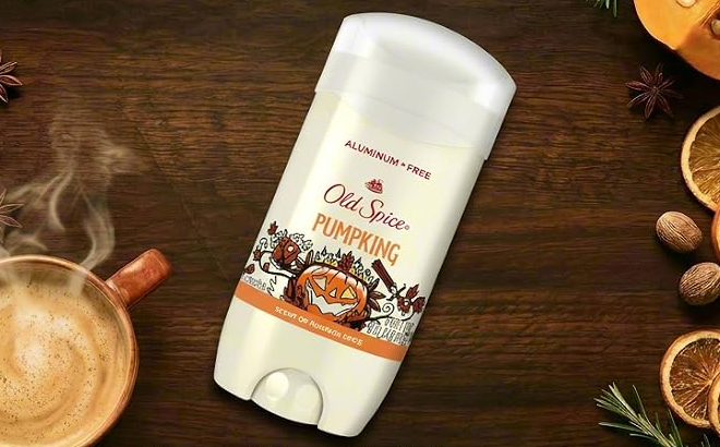Old Spice Aluminum Free Deodorant for Men in Pumpkin Spice Scent