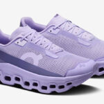 On Cloudmonster Void Womens Shoes in Purple