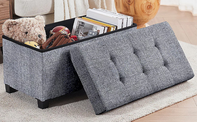 Ornavo Home Collapsible Large Storage Ottoman