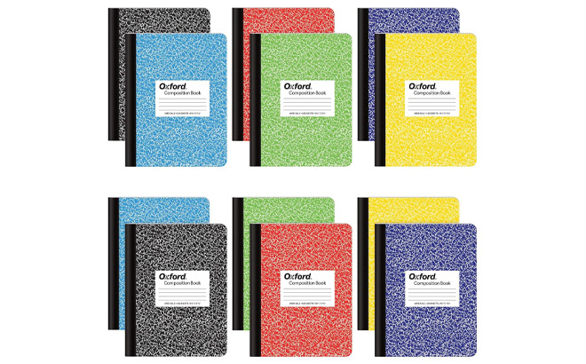 Oxford Composition Notebooks 12 Pack Oxford Composition Notebooks 12 Pack