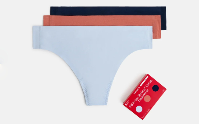 PS PSpanx Supima Cotton Thong 3 Pack Boxrimary Pic 1
