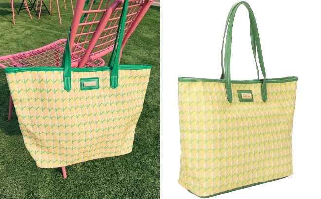Packed Party Womens Floral Print Oversized Tote Packed Party Womens Floral Print Oversized Tote