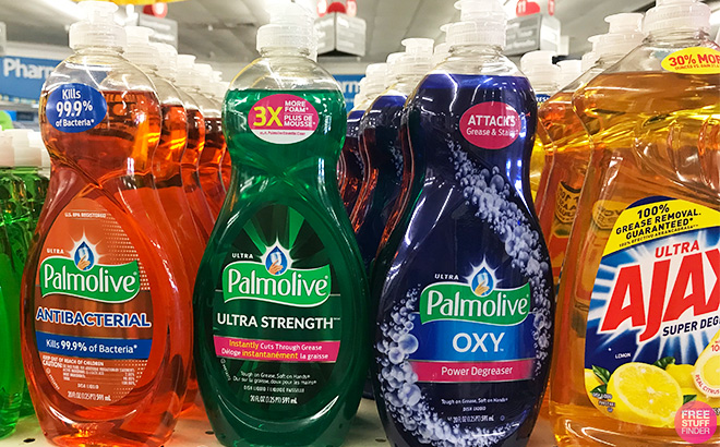 Palmolive Dish Soaps on the Shelf